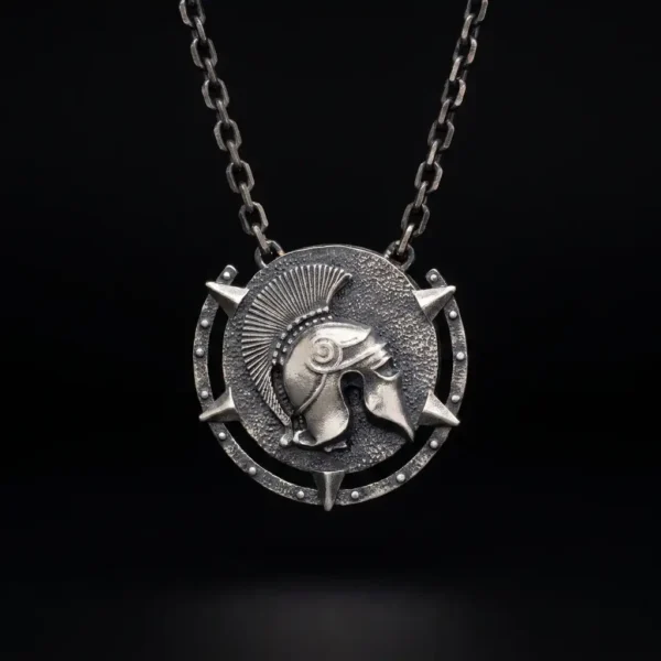 hasanirtempart1 (1) Spartan Miğferi Gümüş Kolye Modeli