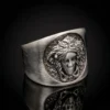 hasanirtempart1 (1) Medusa Tılsımı Mitolojik Gümüş Yüzük Modeli